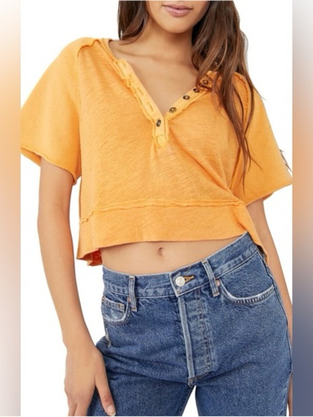 Free People- We The Free Keep It Classic Henley T-Shirt
